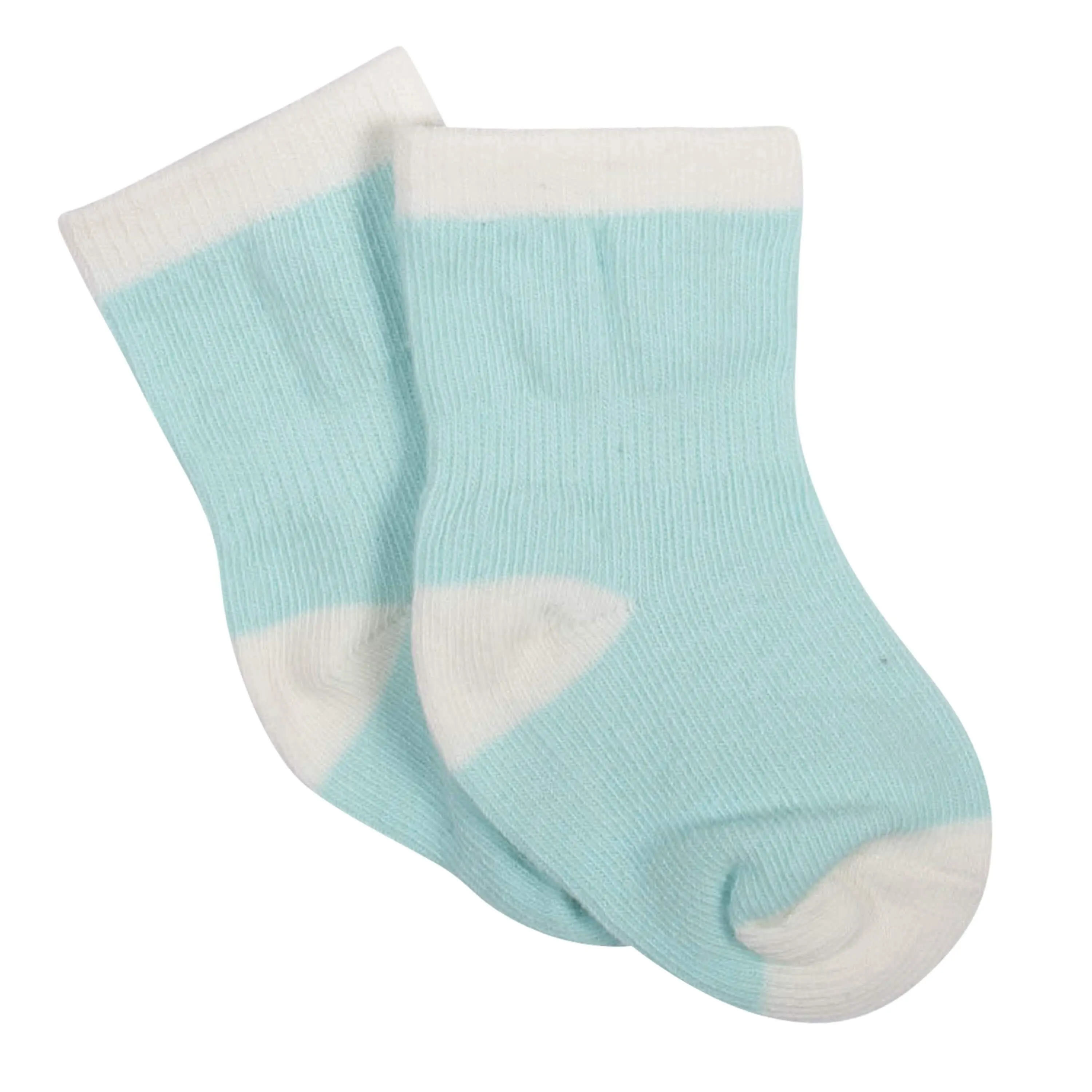 6-Pack Baby Girls Fox Jersey Crew Wiggle-Proof™ Socks