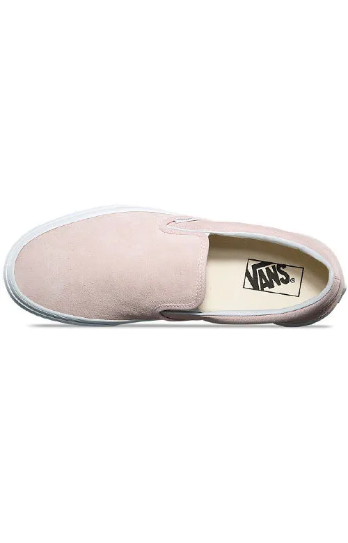 (8F7OT1) Classic Slip-On Suede Shoe - Sepia Rose