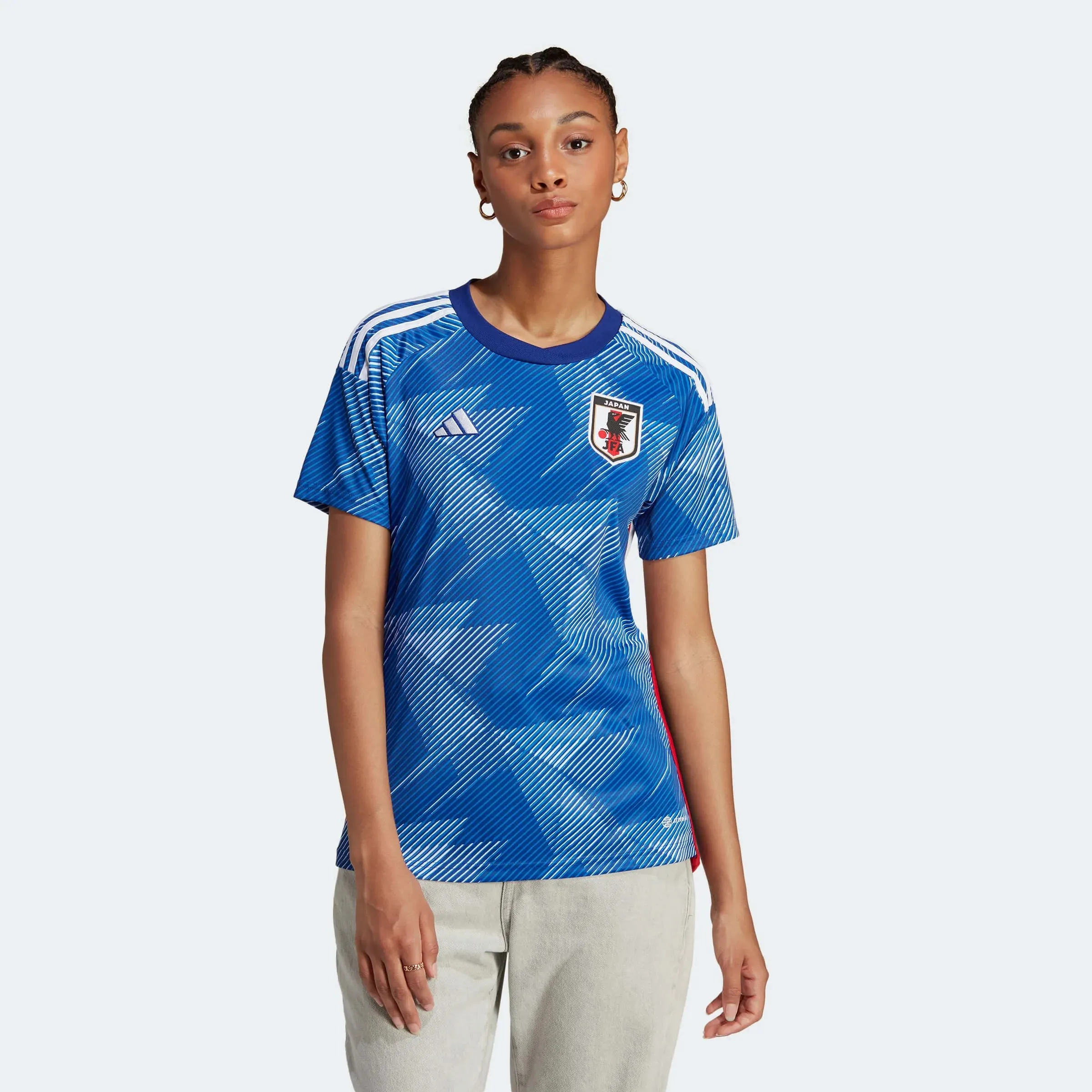 adidas 2022-23 Japan Women's Home Jersey - Japan Blue