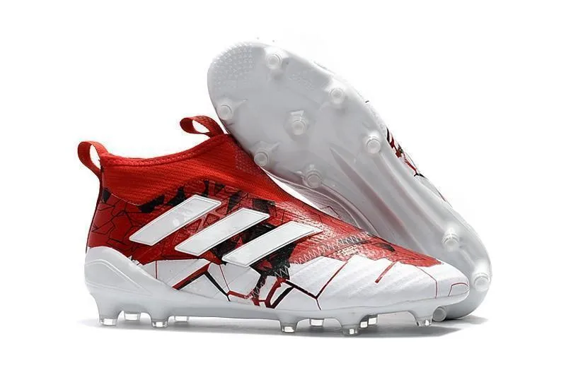 Adidas Ace 17  Purecontrol Confed Cup FG Soccer Cleats White Solar Red