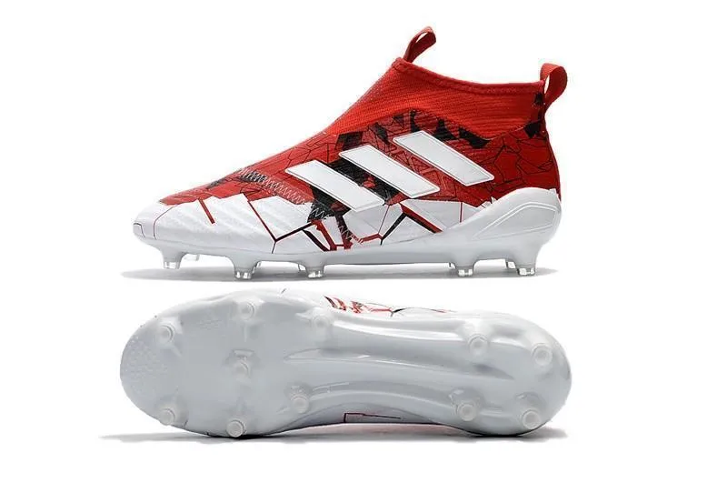 Adidas Ace 17  Purecontrol Confed Cup FG Soccer Cleats White Solar Red