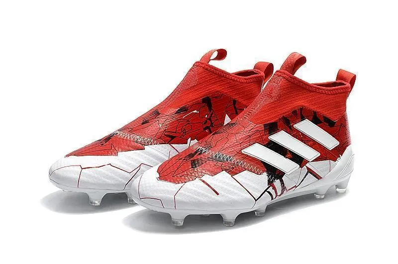 Adidas Ace 17  Purecontrol Confed Cup FG Soccer Cleats White Solar Red