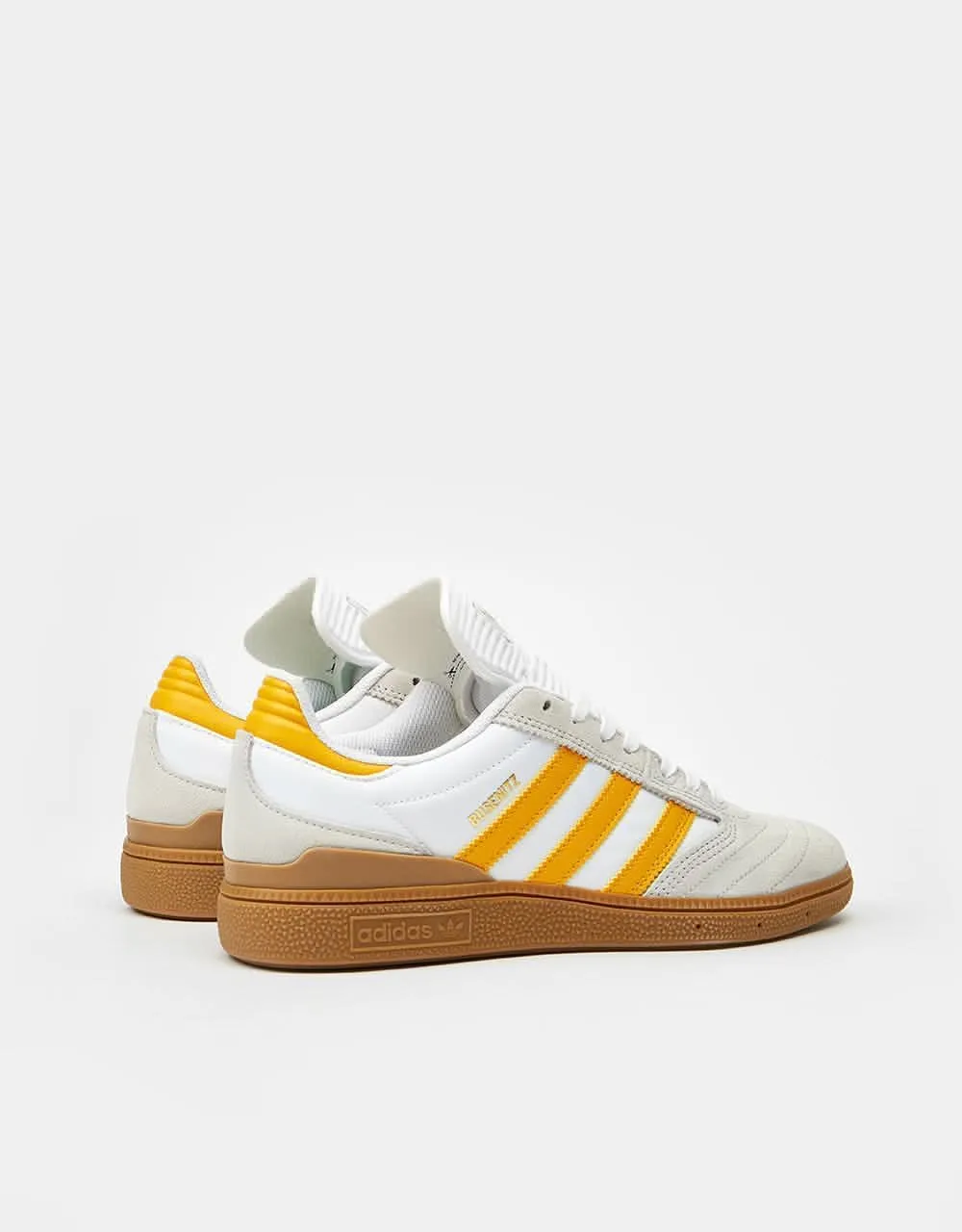 adidas Busenitz Skate Shoes - Crystal White/Preloved Yellow/Gum