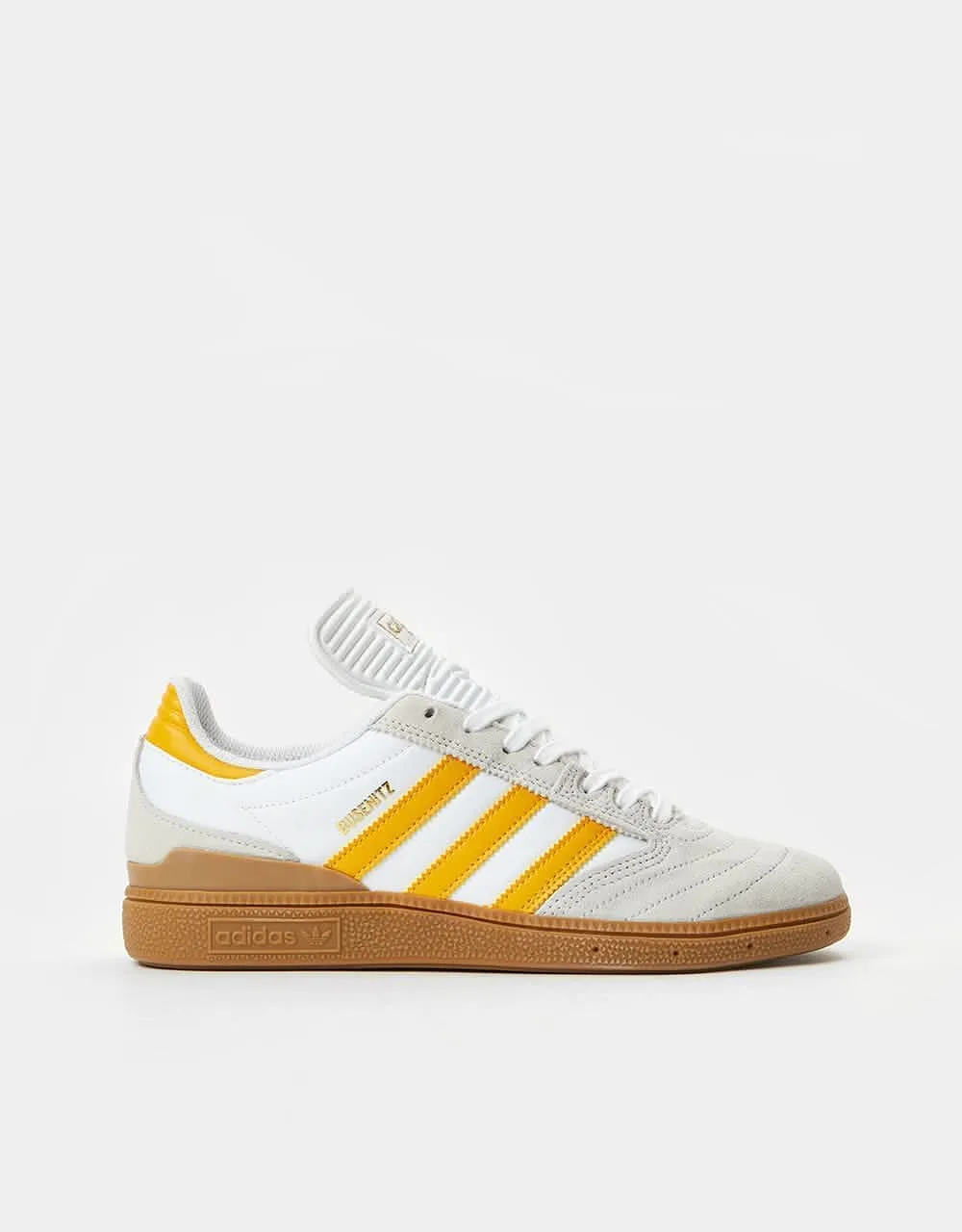 adidas Busenitz Skate Shoes - Crystal White/Preloved Yellow/Gum