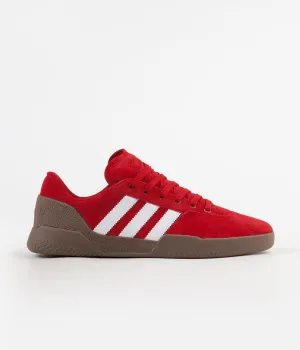 Adidas City Cup Shoes - Scarlet / White / Gum