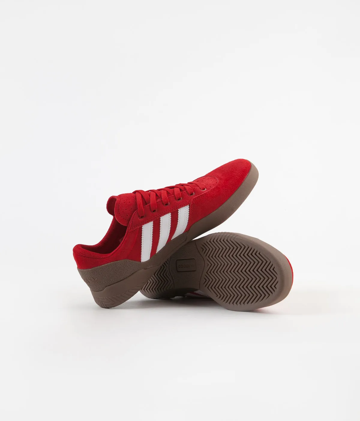 Adidas City Cup Shoes - Scarlet / White / Gum