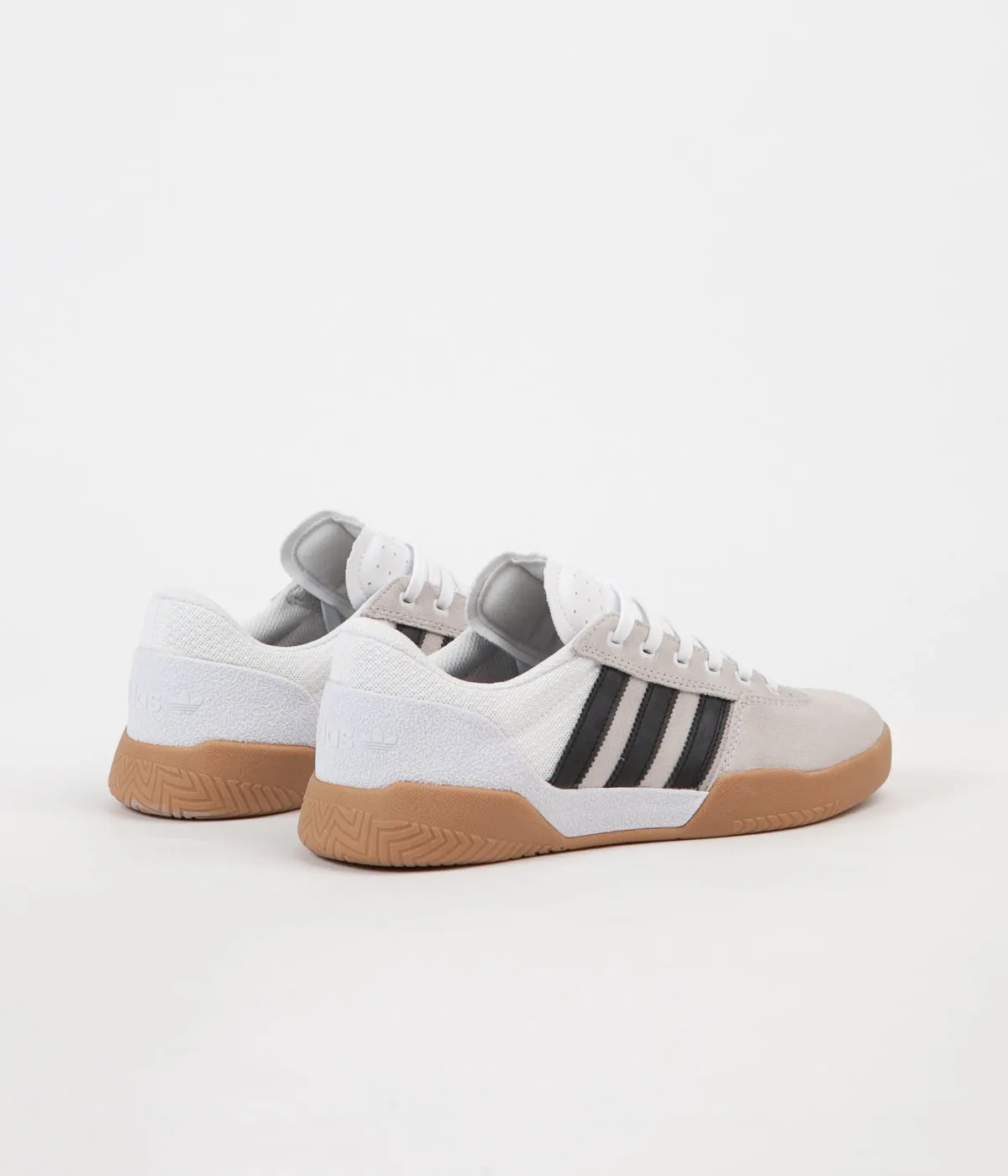 Adidas City Cup Shoes - White / Core Black / Gum4