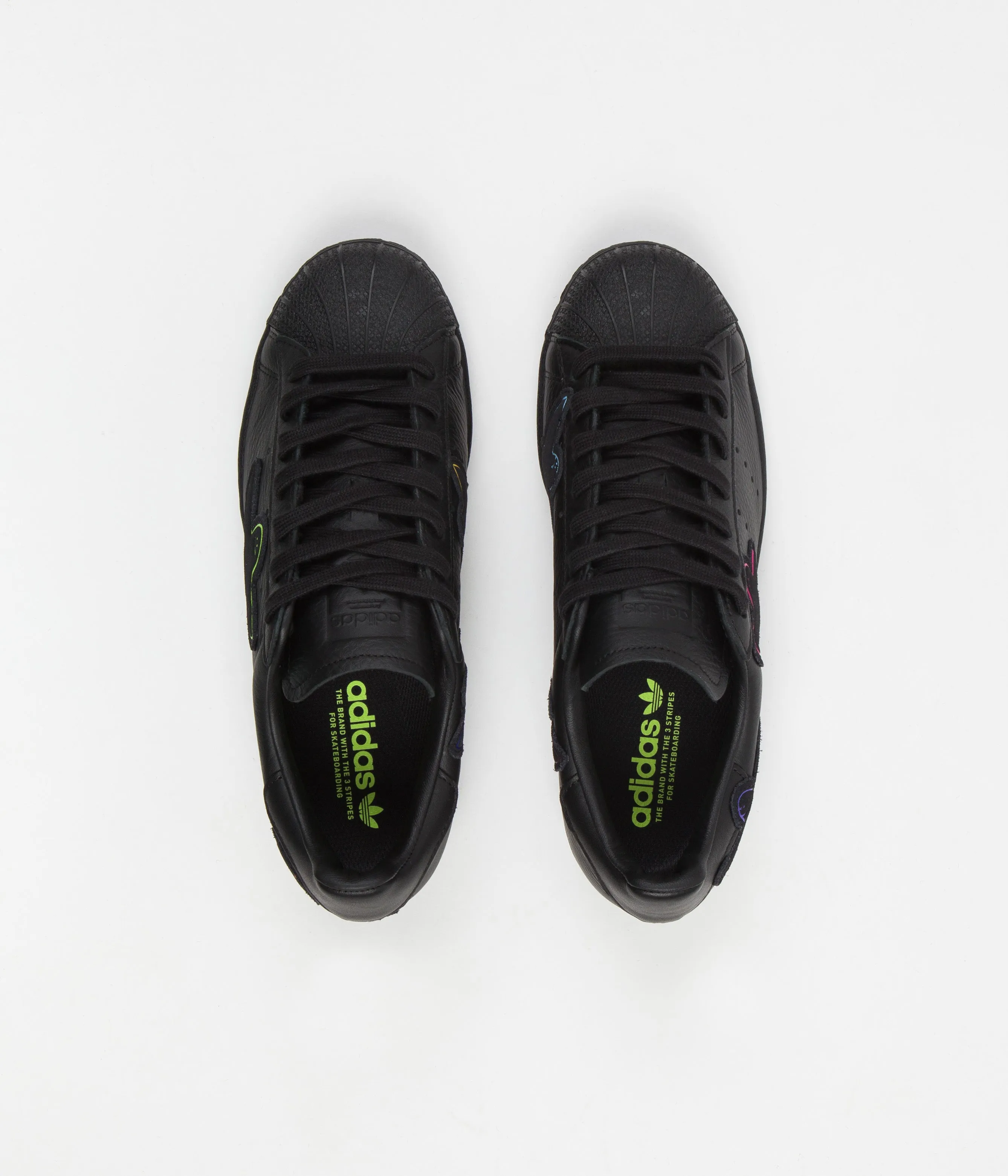 Adidas Gonz Superstar ADV Shoes - Core Black / Core Black / Core Black