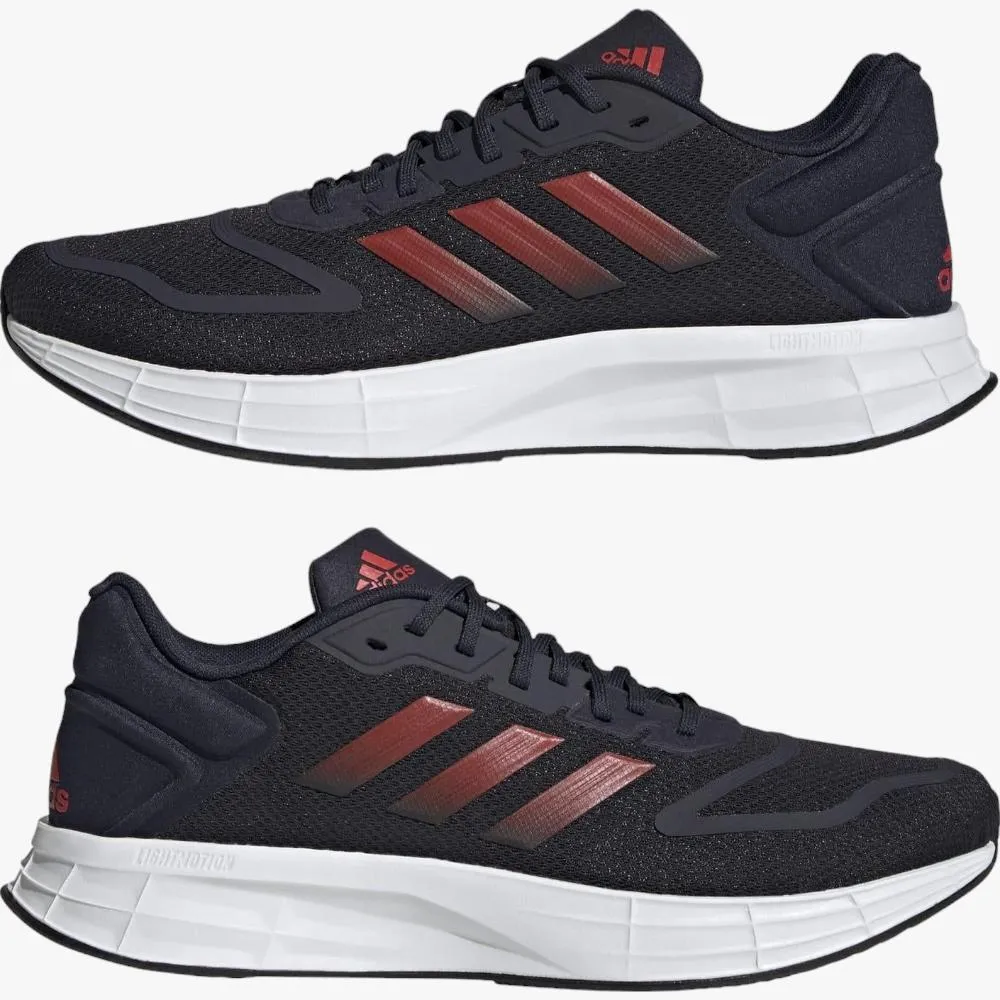 adidas Mens Duramo 10 Trainer Black Red