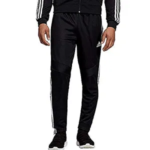 adidas Men's Tiro 19 Training Soccer Pants, Small, Black/White