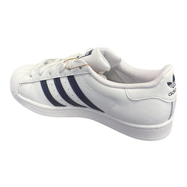 Adidas Originals scarpa sneakers da ragazzi Superstar GY3358 bianco-blu