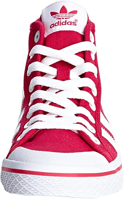 Adidas Originals sneakers alta in canvas da adulti  Honey Stripes Mid W D65881 rosso