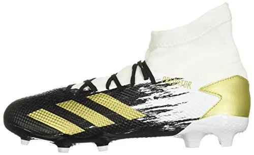 adidas Predator 20.3 Firm Ground White/Gold Metallic/Black 7