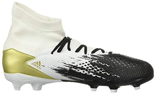 adidas Predator 20.3 Firm Ground White/Gold Metallic/Black 7