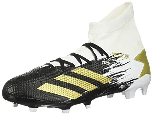 adidas Predator 20.3 Firm Ground White/Gold Metallic/Black 7