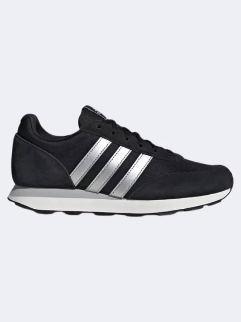 Adidas Run 60S 3 Women Sportswear Shoes Black/Silver/White