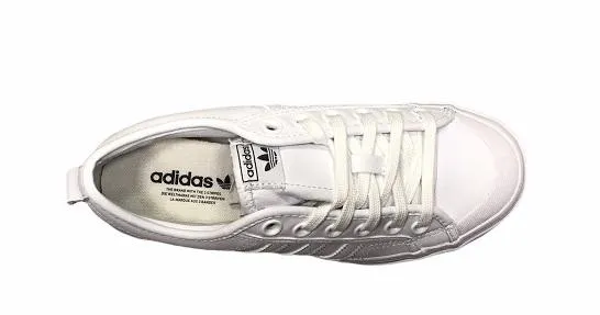 Adidas sneakers con zeppa Nizza Platform W FW0265 white