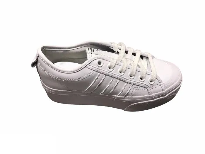 Adidas sneakers con zeppa Nizza Platform W FW0265 white