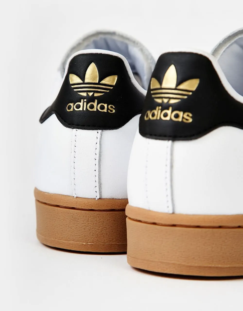 adidas Superstar ADV Skate Shoes - White/Core Black/Gum