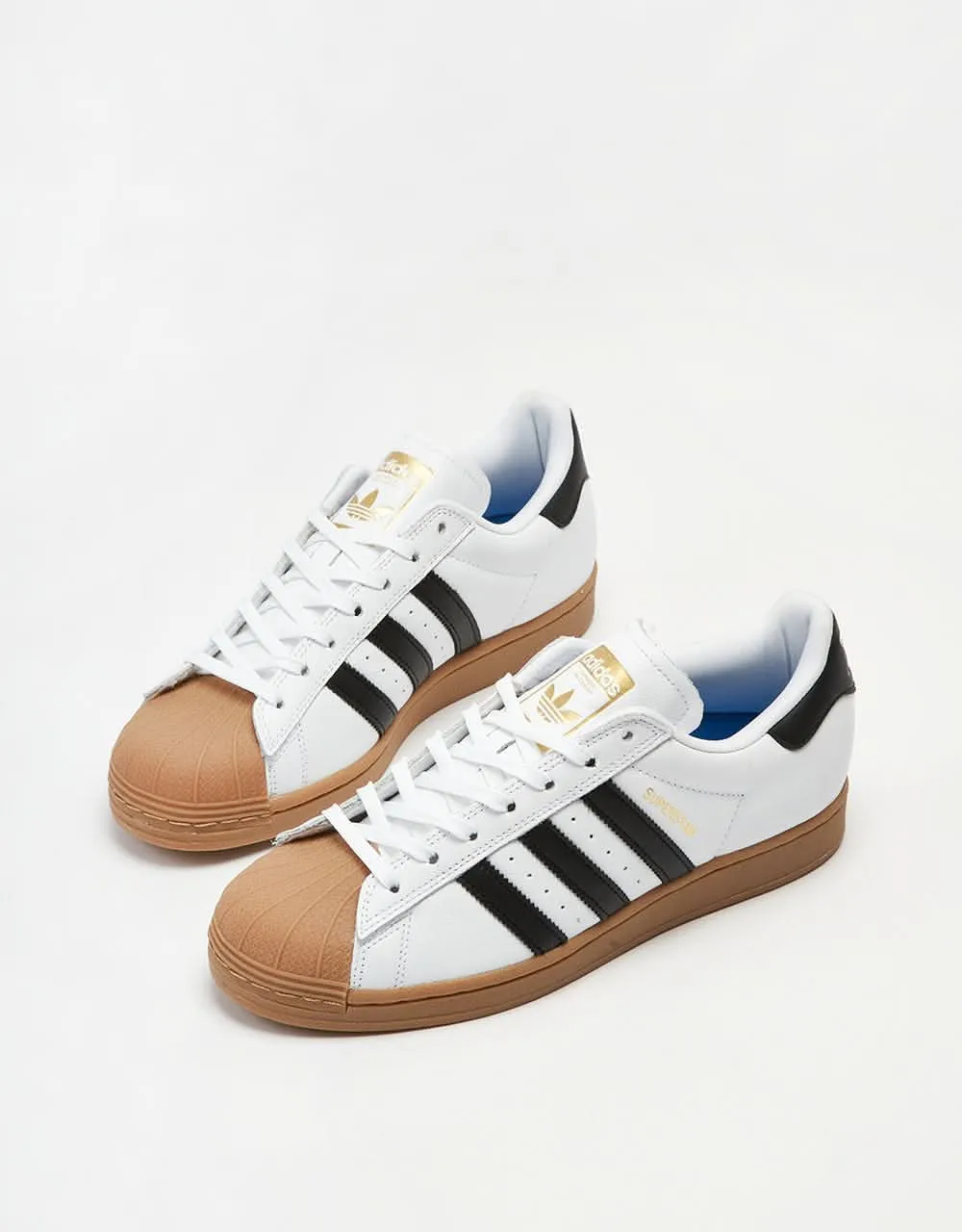 adidas Superstar ADV Skate Shoes - White/Core Black/Gum