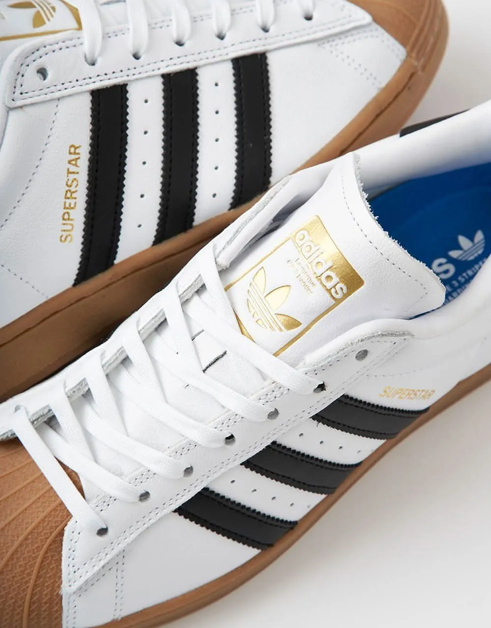 adidas Superstar ADV Skate Shoes - White/Core Black/Gum