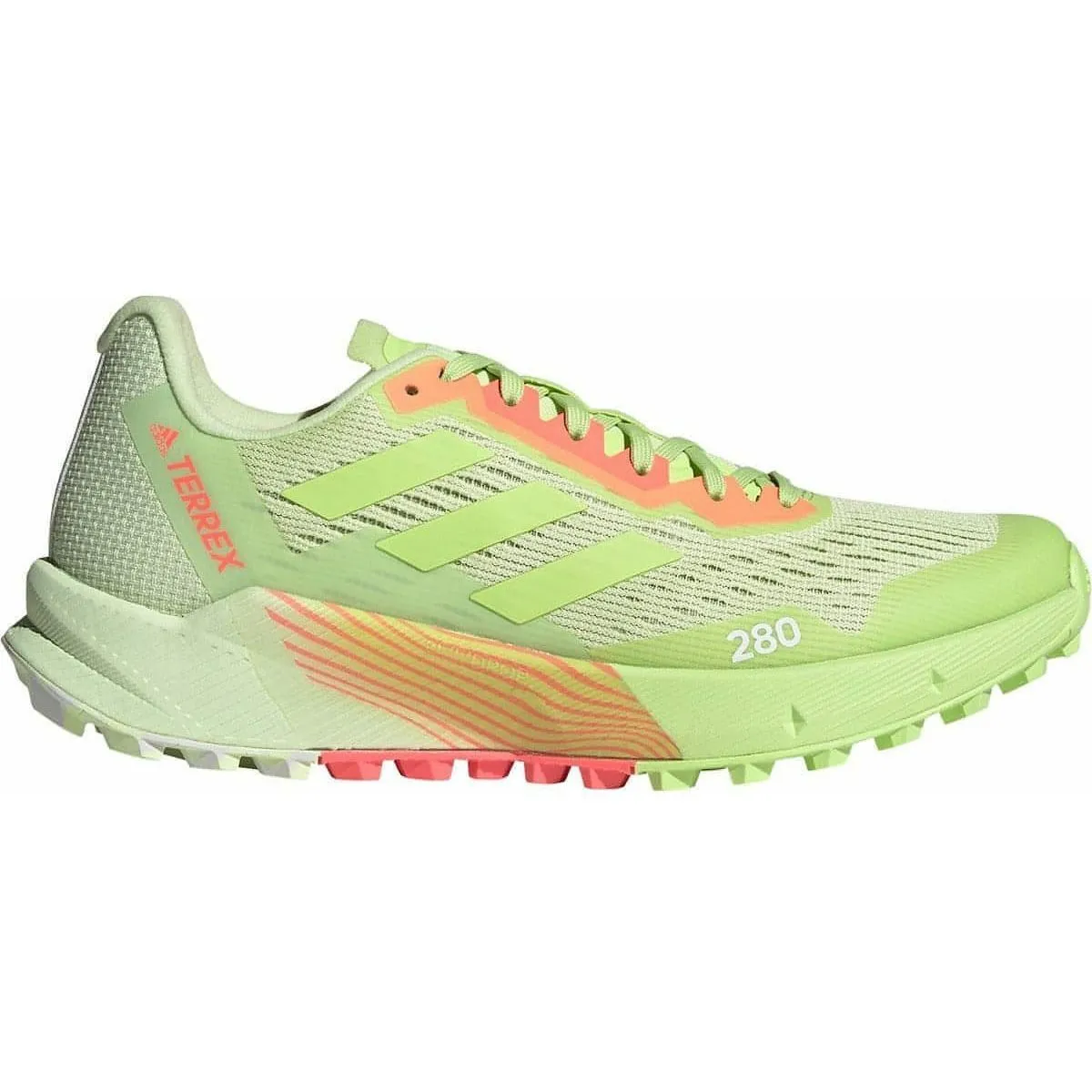 adidas Terrex Agravic Flow 2 Womens Trail Running Shoes - Yellow