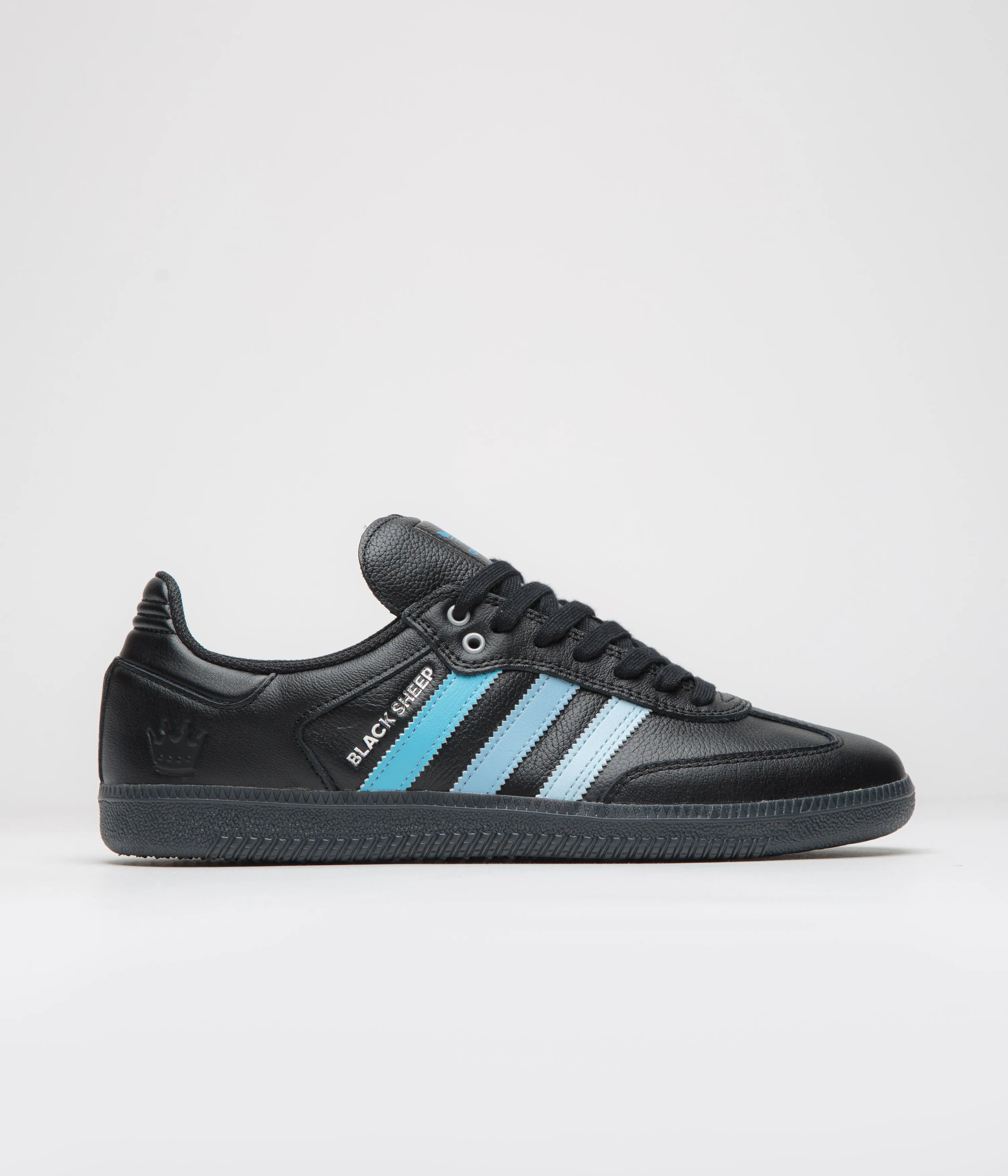 Adidas x Black Sheep x Charlotte FC Samba ADV Shoes - Core Black / FTWR White / Ice Blue