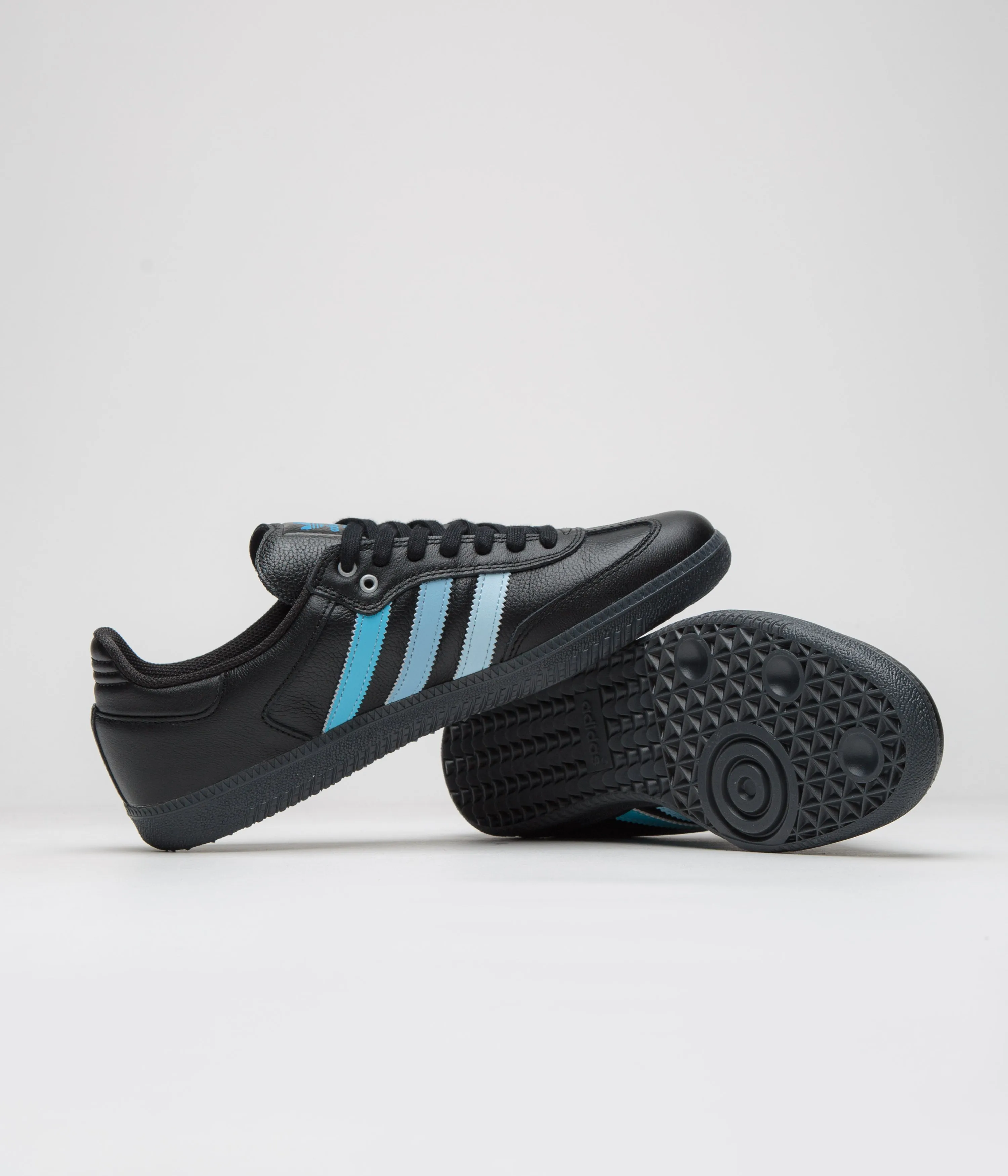 Adidas x Black Sheep x Charlotte FC Samba ADV Shoes - Core Black / FTWR White / Ice Blue