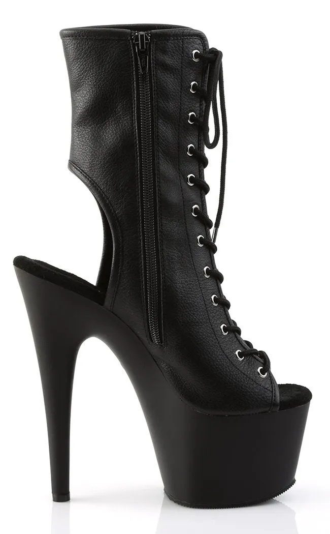 ADORE-1016 Black & Black Matte Ankle Boots