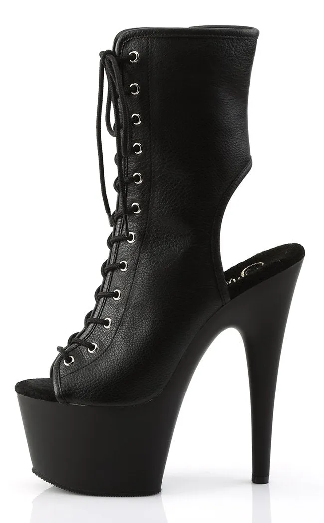 ADORE-1016 Black & Black Matte Ankle Boots