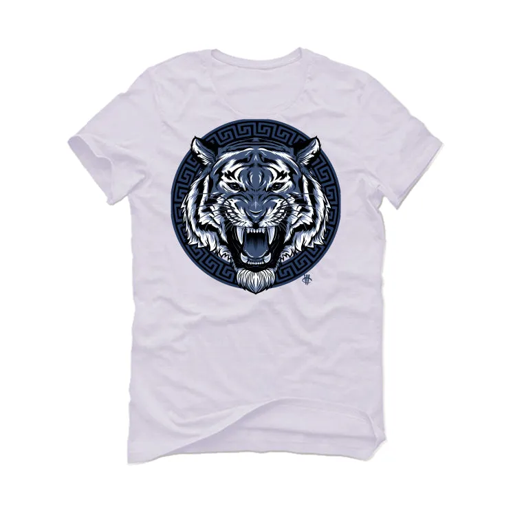 AIR JORDAN 3 “WHITE NAVY”| ILLCURRENCY White T-Shirt (ANGRY TIGER)