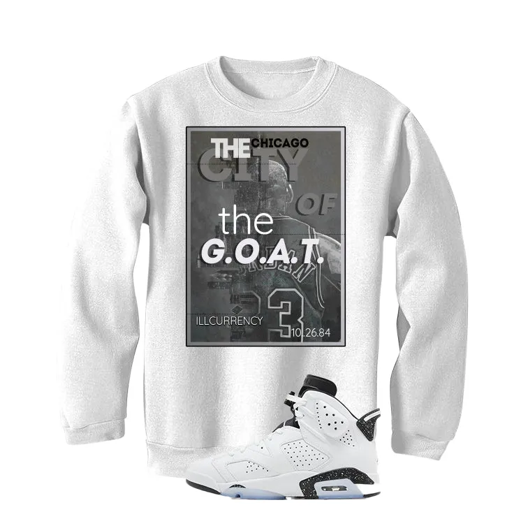 Air Jordan 6 Reverse Oreo White T-Shirt (CITY OF GOAT)| illcurrency