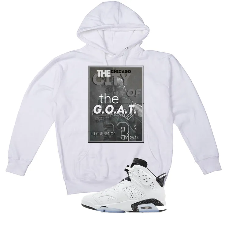 Air Jordan 6 Reverse Oreo White T-Shirt (CITY OF GOAT)| illcurrency