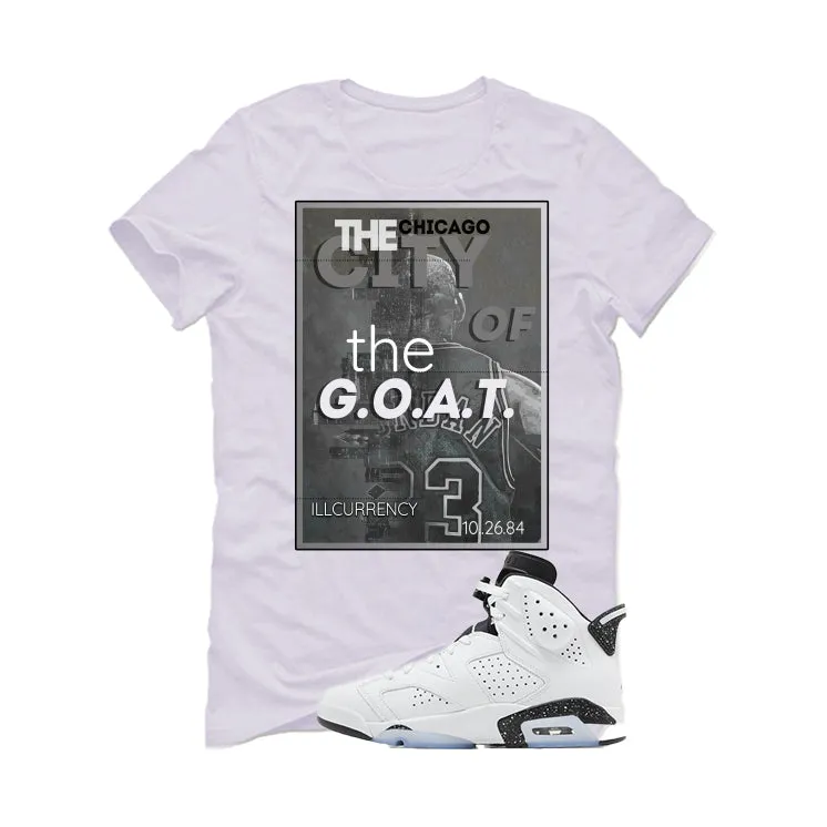 Air Jordan 6 Reverse Oreo White T-Shirt (CITY OF GOAT)| illcurrency