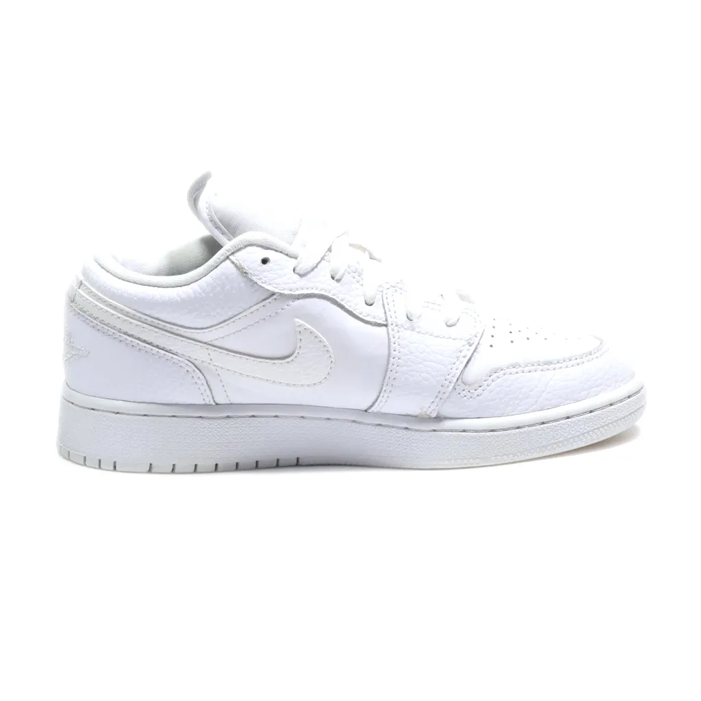 Air Jordan Air Jordan 1 Low-Top Sneakers Leather White Colour For Women