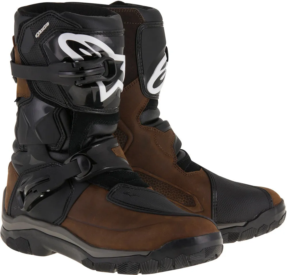 ALPINESTARS BELIZE DRYSTAR BOOTS BROWN OILED LEATHER SZ 10 2047317-82-10