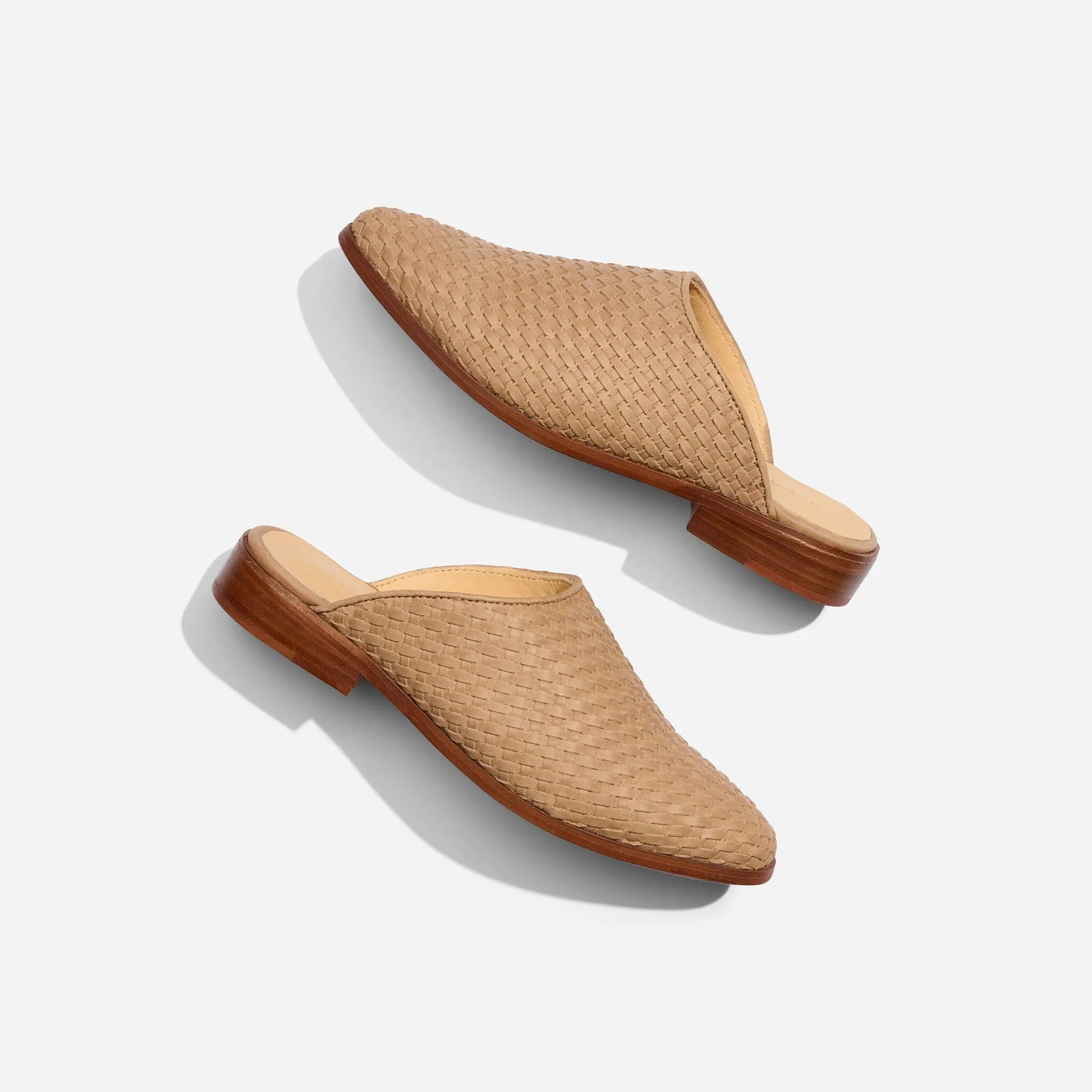 Ama Woven Mule Woven Almond