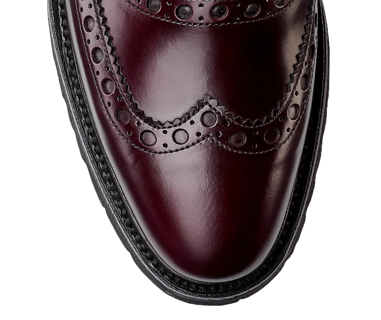 Amy Burgundy Cavalry Calf