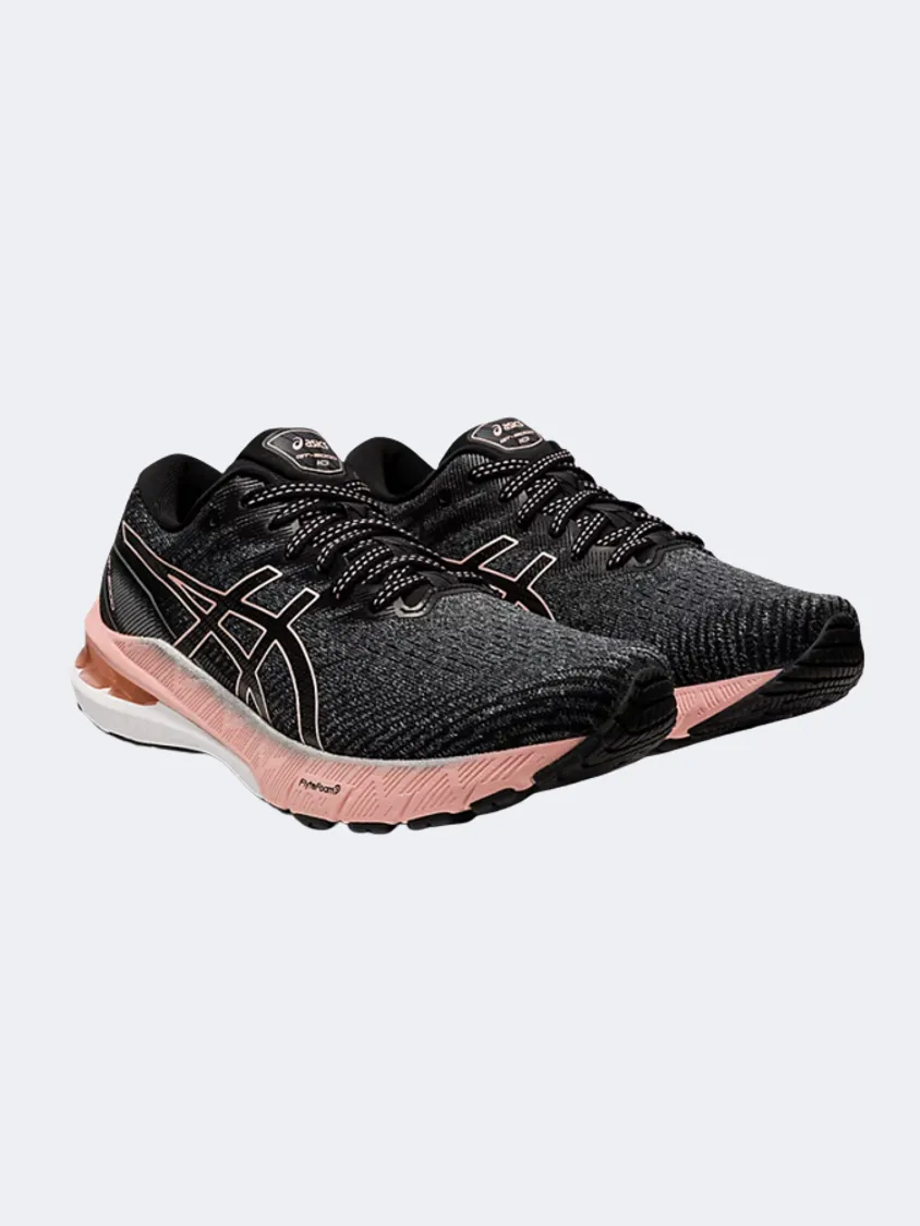 Asics Gt-2000 10 Women Running Shoes Black/Rose