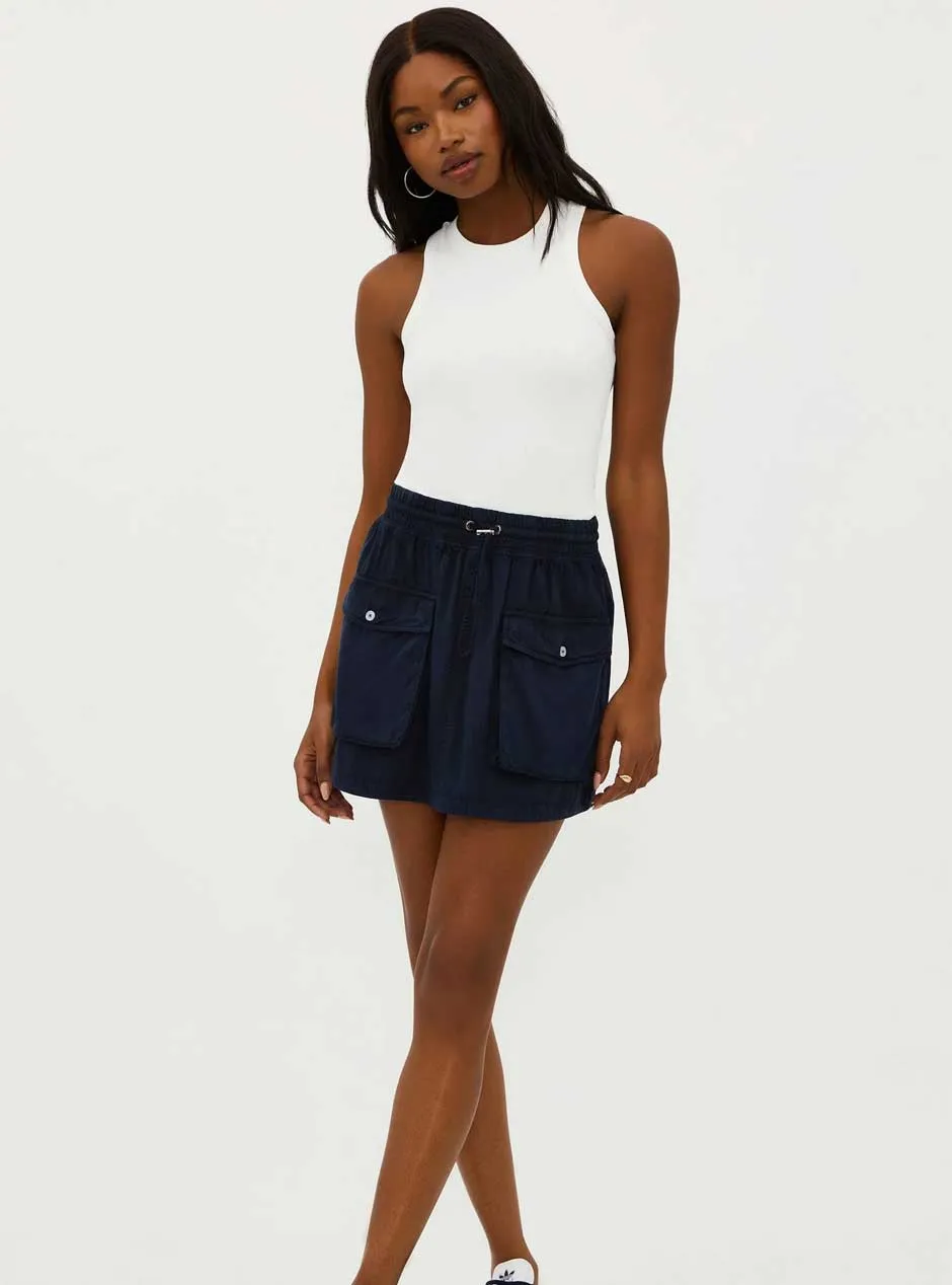 Beach Riot Women's Nicolette A-Line Tennis Mini Skirt - Ultramarine Blue