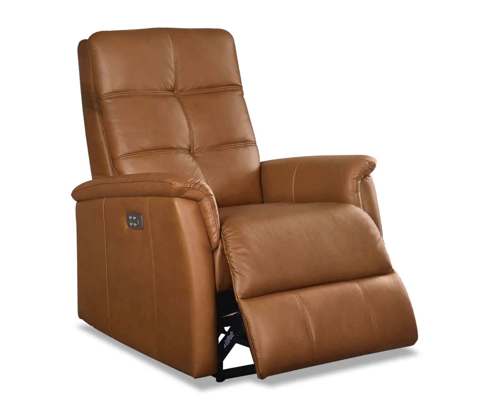 Benny Chair - Power Reclining w/ Power Headrest - Cognac Leather