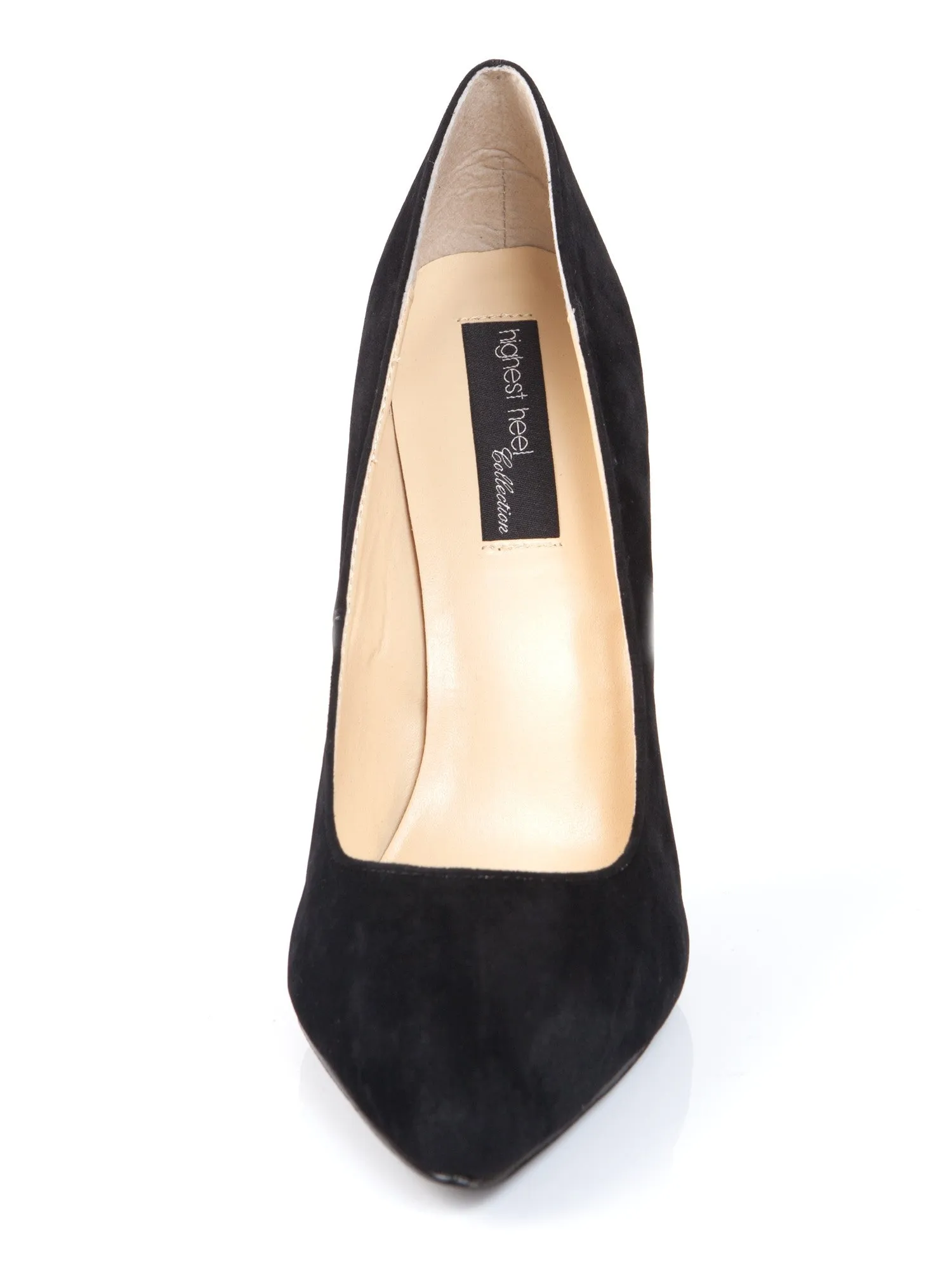 Black Hottie Velvet Stiletto - UK 9