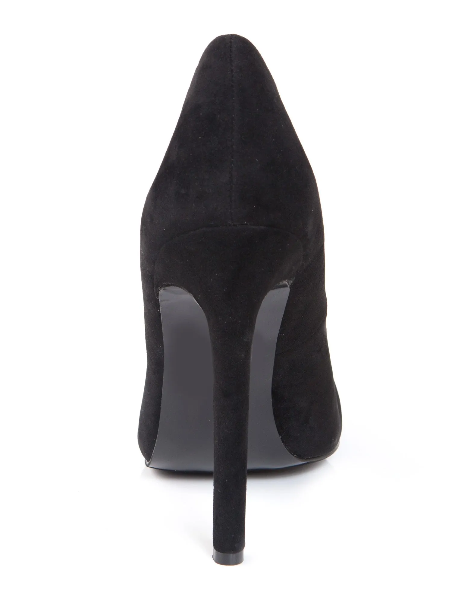 Black Hottie Velvet Stiletto - UK 9