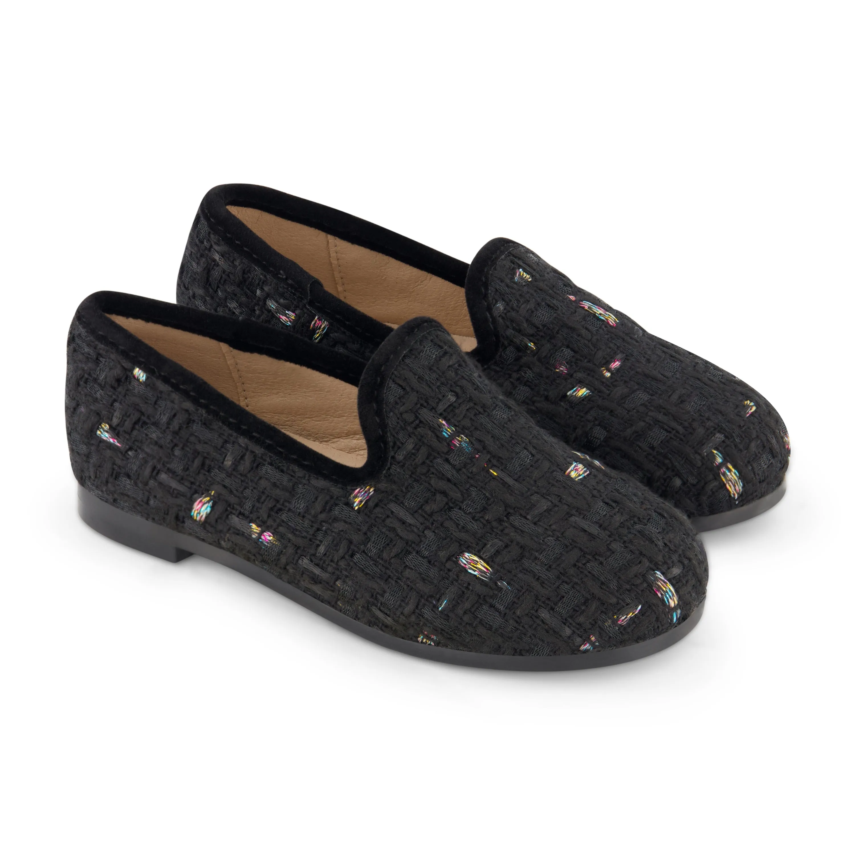 Black Woven Loafer