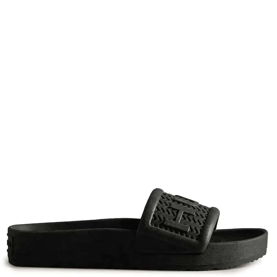 Bloom Algae Ladies Slide - Black by Hunter