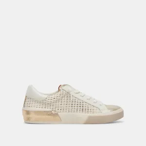 Bone/Gold Zina Sneakers