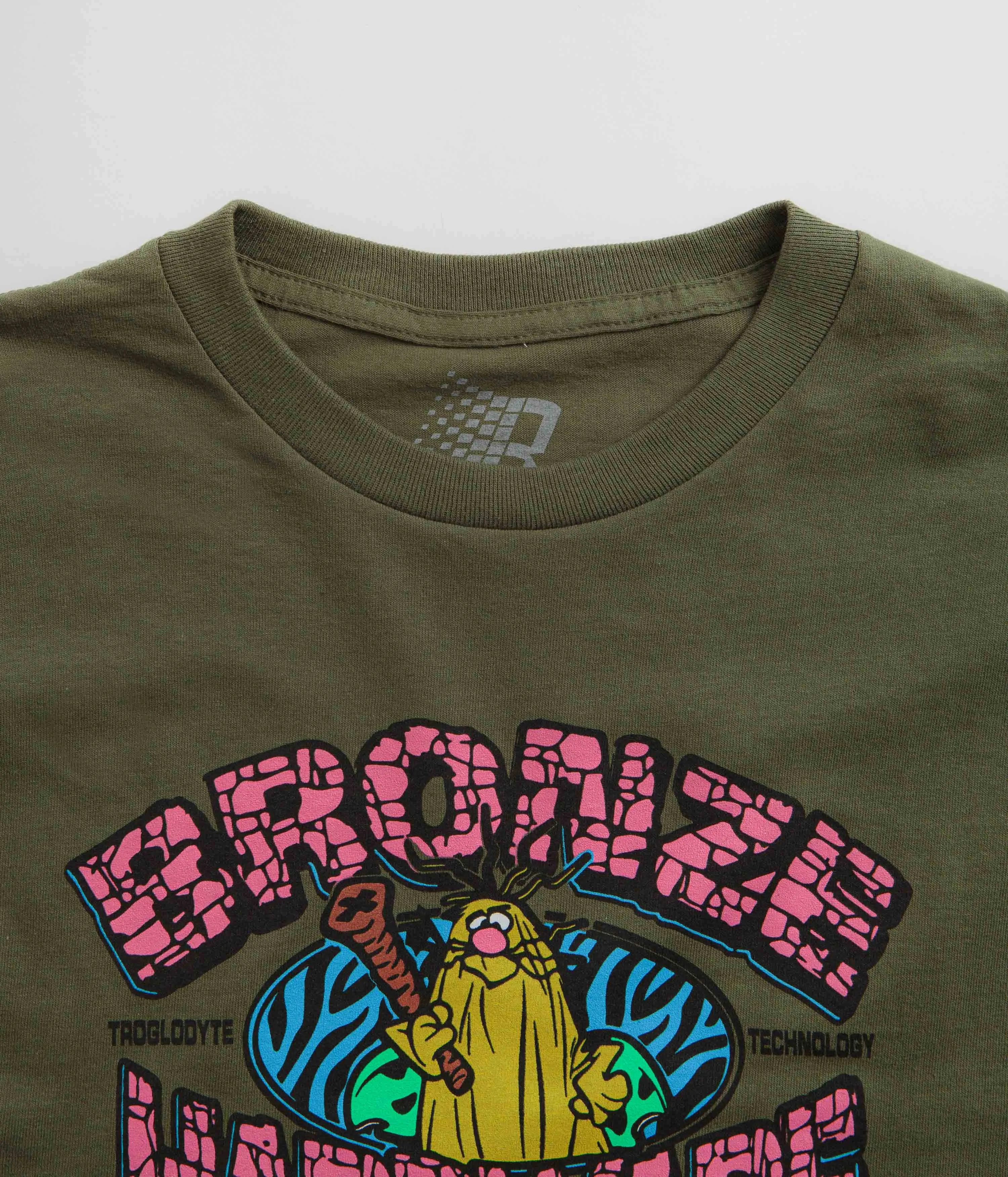 Bronze 56K Troglodyte T-Shirt - Military Green