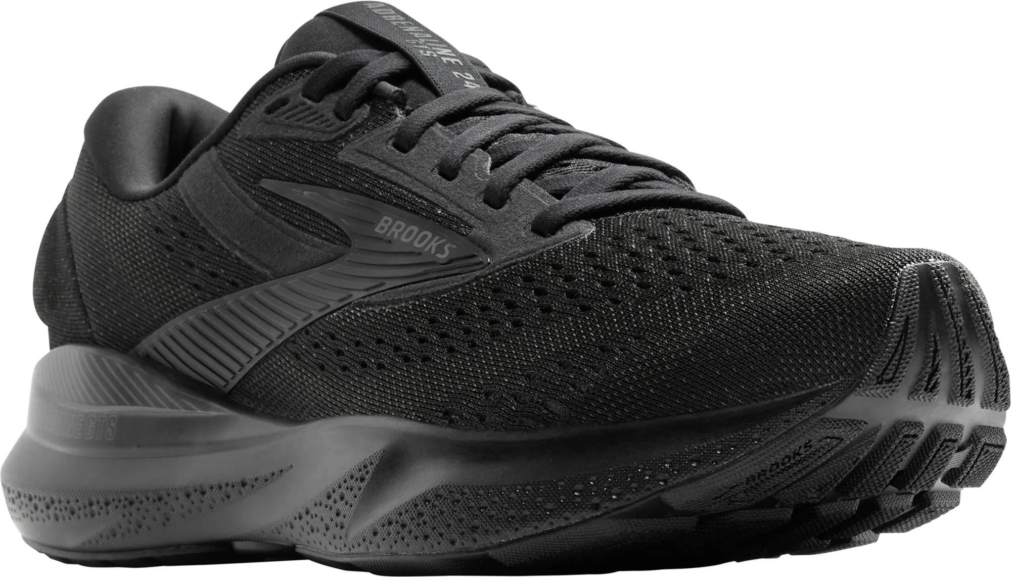 Brooks Adrenaline GTS 24 WIDE FIT Mens Running Shoes - Black