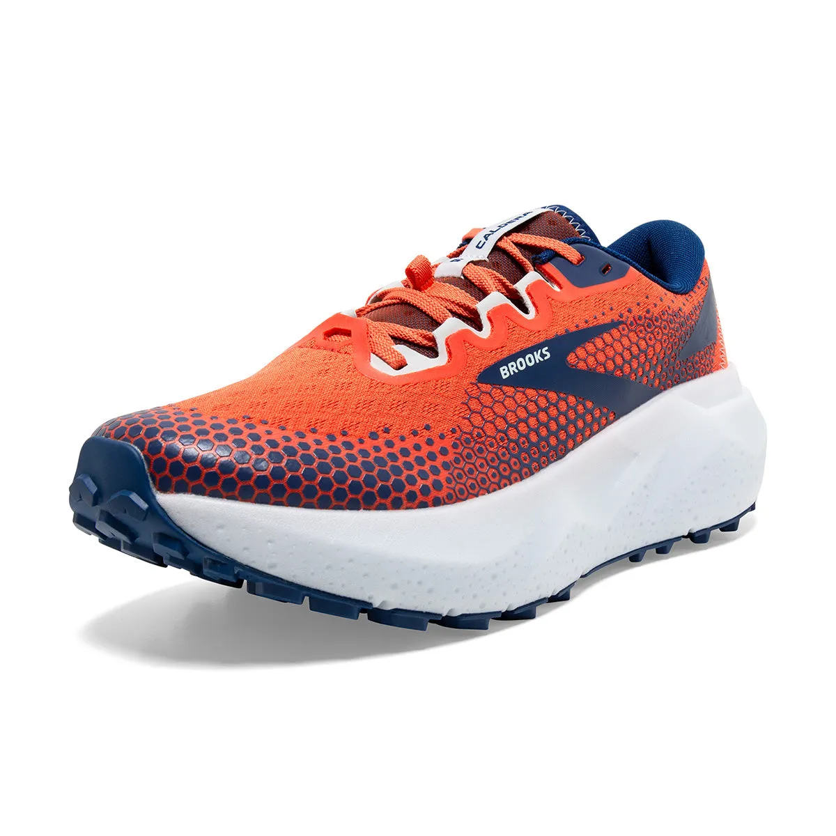 Brooks Caldera 6 Mens | Firecracker/navy/blue