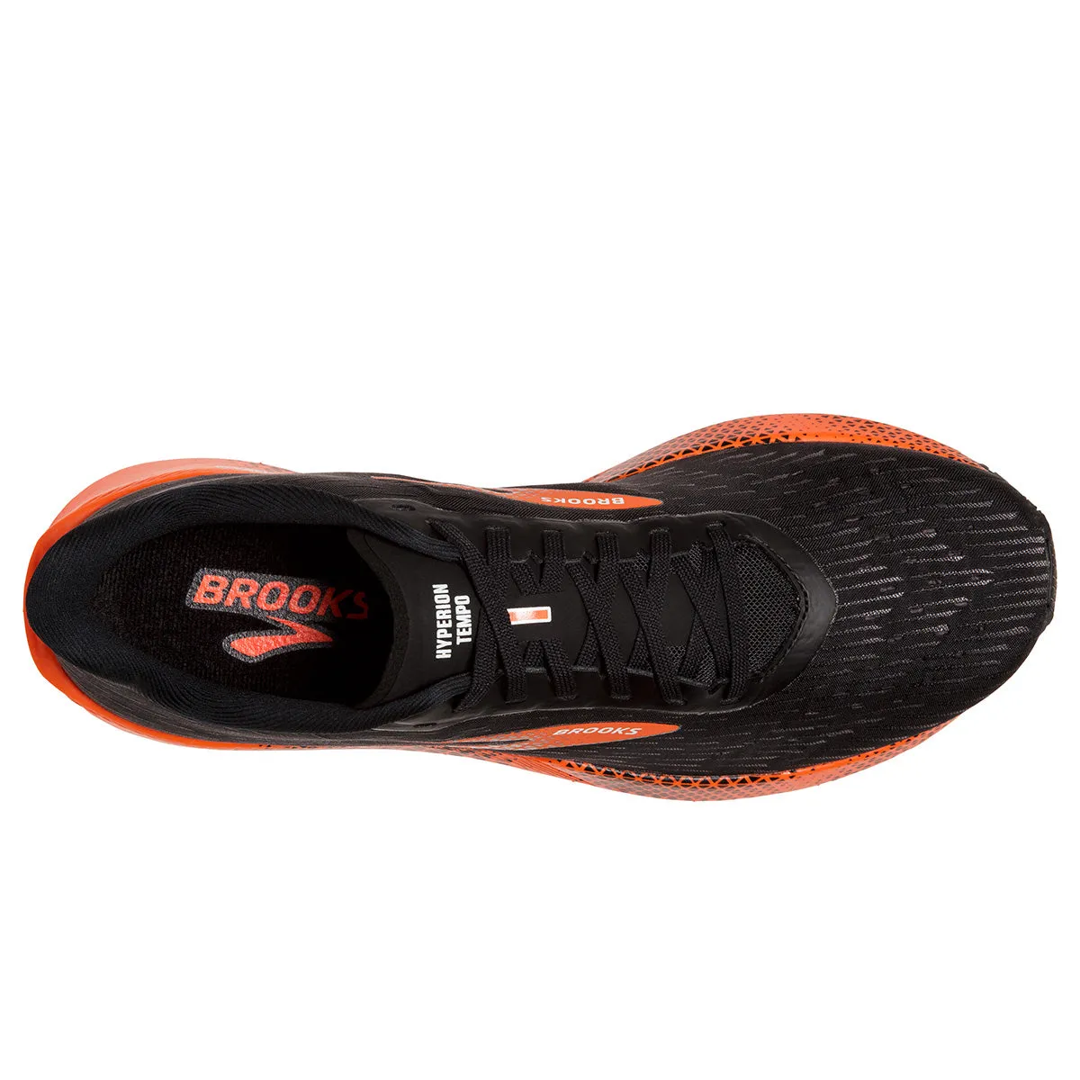 Brooks Hyperion Tempo Mens | Black/flame/grey